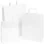 Draagtassen Papier Wit 180 x 80 x 220mm Horecavoordeel.com