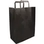Draagtassen Papier Zwart 260 x 120 x 350mm Horecavoordeel.com