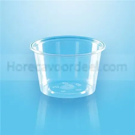 Sausbakjes 100cc Rond Transparant Proppy Ø 70,3mm Horecavoordeel.com