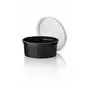 Rauwkost Potten 350cc 115 Serie PP Zwart Spuitgiet Ø 115 x 50mm Horecavoordeel.com