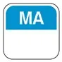 Dagstickers Maandag 19 x 19mm Blauw Horecavoordeel.com