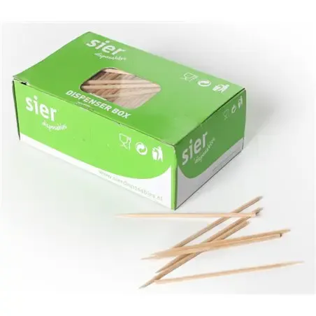 Houten Cocktail Prikkers "FSC" 65mm Horecavoordeel.com