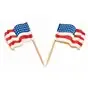 Vlag Prikkers "USA" Wapperend  Horecavoordeel.com