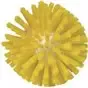 Medium Wormhuisborstelkop Met Polyester Vezels ø135x130mm Geel Horecavoordeel.com