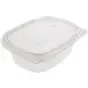 Saladebakken Klapbakjes 375cc Pet 144 x 115 x 50mm Horecavoordeel.com