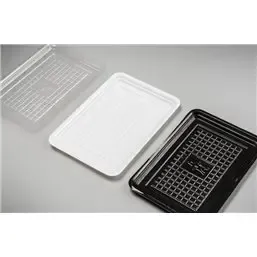 Vleeswarenschaaltjes Ruit Transparant Plastic Hero 125 x 180mm  Horecavoordeel.com