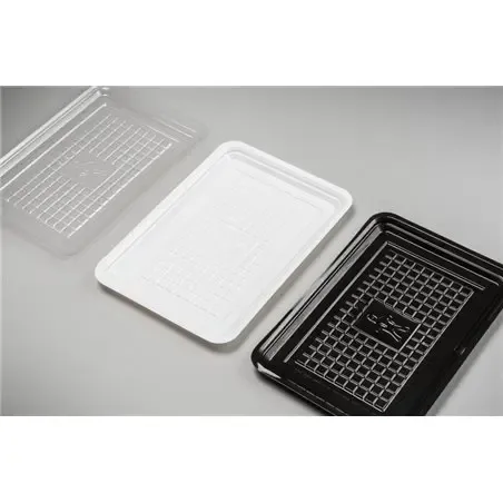 Vleeswarenschaaltjes Ruit Transparant Plastic Hero 125 x 180mm  Horecavoordeel.com