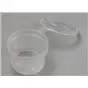 Covercup 10,7cc + Vaste Deksels PP Transparant ø 34 x 22mm Horecavoordeel.com