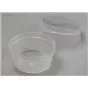 Covercup 28cc + Vaste Deksels PP Transparant ø 49 x 28mm VERVALLEN Horecavoordeel.com