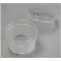 Covercup 50cc + Vaste Deksels PP Transparant ø 61 x 30mm Horecavoordeel.com