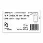 Poly- Zakken met Zijvouw LDPE 7,5 x 2 x 15cm20my