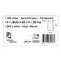 Poly- Zakken met Zijvouw LDPE 14 x 4 x 32cm 20my