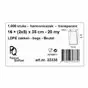 Poly- Zakken met Zijvouw LDPE 16 x 5 x 35cm 20my
