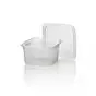 Pondsbak 500cc 114 Serie Vierkant PP Transparant 114 x 114 x 58mm Horecavoordeel.com
