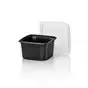 Pondsbak 500cc 114 Serie Vierkant PP Zwart 114 x 114 x 58mm Horecavoordeel.com