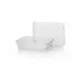 Magnetron- Maaltijdbakken 500cc 173 Serie Rechthoek PP Transparant 175 x 119 x 40mm Horecavoordeel.com