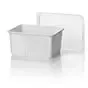 Kilobakken 1500cc 180 Serie Rechthoek PP Wit 180 x 130 x 90mm Horecavoordeel.com