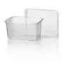 Kilobakken 1500cc 180 Serie Rechthoek PP Transparant 180 x 130 x 90mm Horecavoordeel.com
