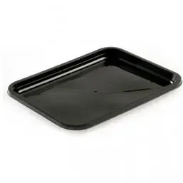 Bakken 1000cc H320 Serie PP Spuitgiet Zwart 312 x 245 x 22mm Horecavoordeel.com