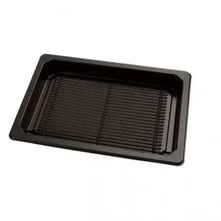 Sushi Schaaltjes PET Zwart + Deksels Pet Transparant 171 x 91mm Horecavoordeel.com