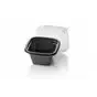 Saladebakken 500cc Dome Pack Vierkant PET Zwart + Deksels Transparant 135 x 135mm Horecavoordeel.com