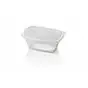 Saladebakken 750cc Dome Pack Rechthoek PET Glashelder + Deksels Transparant 190 x 125mm Horecavoordeel.com