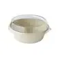 Bagasse Bowls 1200cc Bruin Ø 194mm Horecavoordeel.com