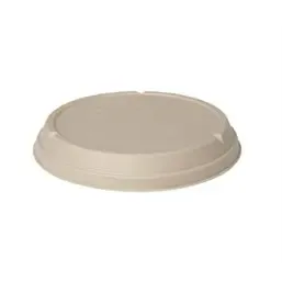 Ronde Deksels voor Bagasse Bowls Bruin Ø 194mm  Horecavoordeel.com