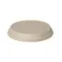 Ronde Deksels voor Bagasse Bowls Bruin Ø 194mm  Horecavoordeel.com