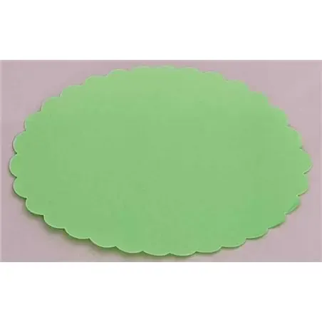 Hamburger Ovaaltjes Groen Klein 100 x 130mm Horecavoordeel.com
