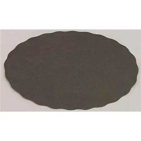 Hamburger Ovaaltjes Zwart Groot 122 x 145mm Horecavoordeel.com