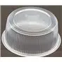 Saladebakjes 200cc 101 serie Rond Geribbeld PP Transparant Ø 101 x 40mm