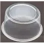 Saladebakjes 250cc 101 serie Rond Geribbeld PP Transparant Ø 101 x 45mm