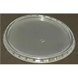 Saladedeksels Rond 101 serie PP Transparant voor Geribbelde Saladebakjes Ø 101mm  Horecavoordeel.com