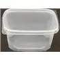 Bakjes 300cc 108 Serie Geribbeld Rechthoek PP Transparant 108 x 82 x 59mm