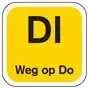 Dagstickers Dinsdag Weg Op Donderdag 19 x 19mm Geel Horecavoordeel.com