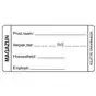 Dagstickers Magazijn 35 x 75mm Wit Horecavoordeel.com