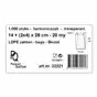 Poly- Zakken met Zijvouw LDPE 14 x 4 x 26cm 20my