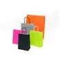 Draagtassen Papier Grijs met Gedraaide Handgrepen 150 + 85 x 215mm Horecavoordeel.com