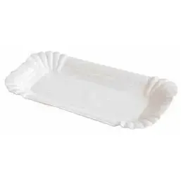 Vleeswarenschaaltjes Karton Wit Gevoerd Duplex 130 x 70mm Horecavoordeel.com