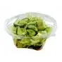 Saladebakken 1000ml Rond + Vaste Deksels RPET Transparant 187 x 185 x 77mm Horecavoordeel.com