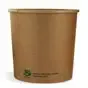 Soepbekers To Go 769ml 26oz Bruin Karton "100% Fair" Ø 118 x 108mm Horecavoordeel.com