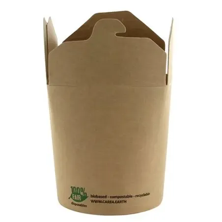 Noodleboxen - Wokboxen 470ml 16oz "100% Fair" 82 x 70 x 98mm  Horecavoordeel.com