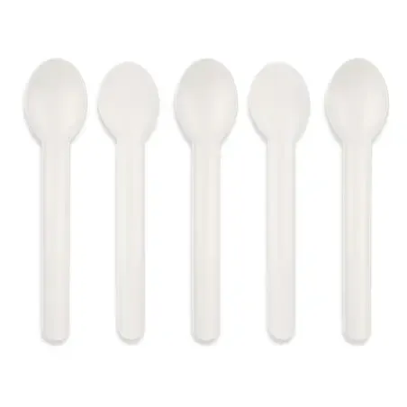 Lepels Papier Wit "100% Fair" 159mm  Horecavoordeel.com