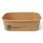 Maaltijdbakken 750ml Karton "100% Fair" 173 x 120 x 57mm Horecavoordeel.com