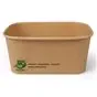 Maaltijdbakken 1000ml Karton "100% Fair" 173 x 120 x 75mm Horecavoordeel.com