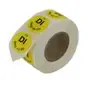Etiketten Flush (Di weg op Do) Geel Ø 19mm Horecavoordeel.com