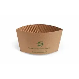Kartonnen Sleeve voor 12-16-20oz beker 65mm Horecavoordeel.com