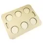 Draagtrays 6 Gaten Karton 280 x 220mm Horecavoordeel.com