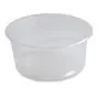 Saladebakjes + Deksels 250ml 101 Serie Rond Geribbeld PP Transparant Combiverpakking PP Ø 101mm Horecavoordeel.com